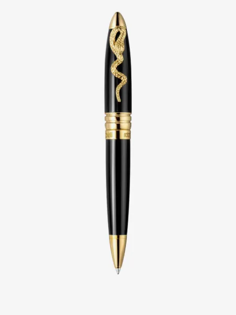 Roberto Cavalli Stift mit Schlangenapplikation