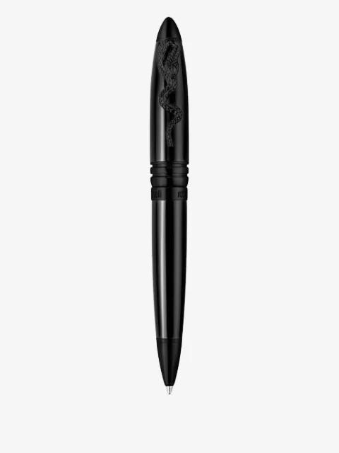 Roberto Cavalli snake-appliqué pen