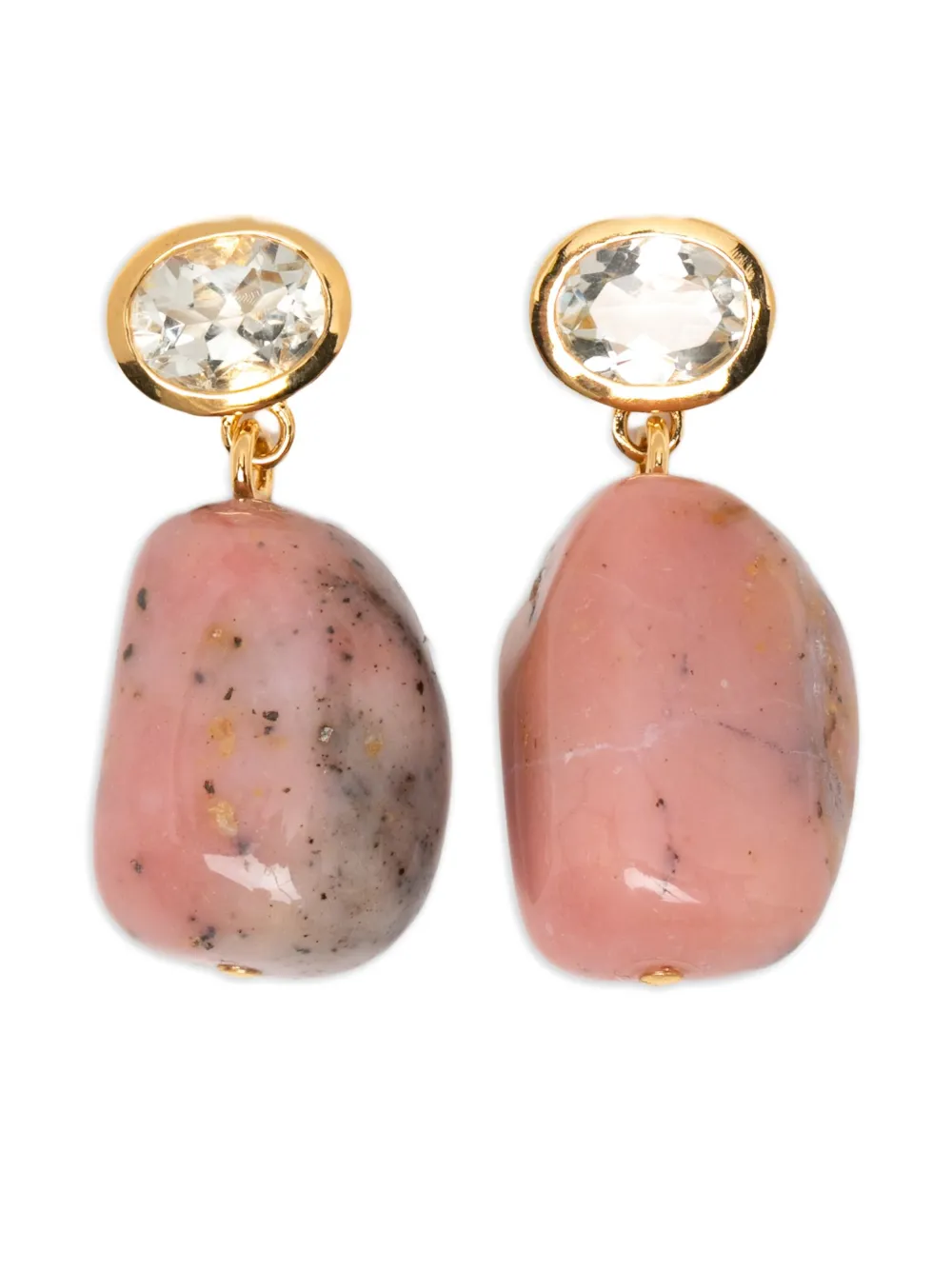 Lizzie Fortunato Rosado Earrings In Gold