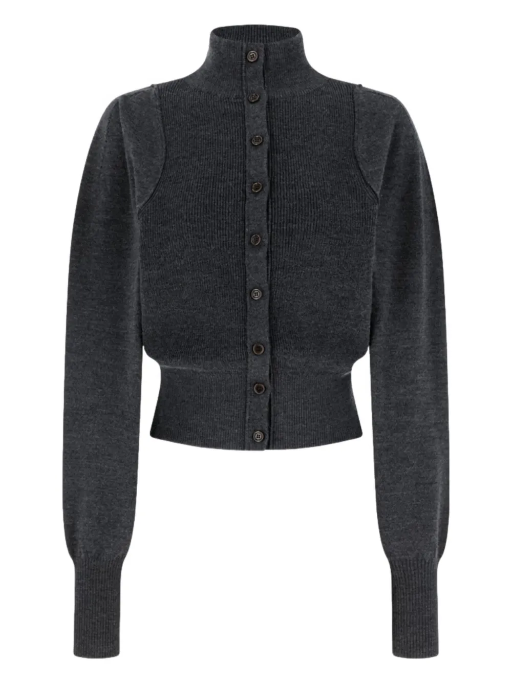 Amomento cárdigan con botones | gris | Image 1