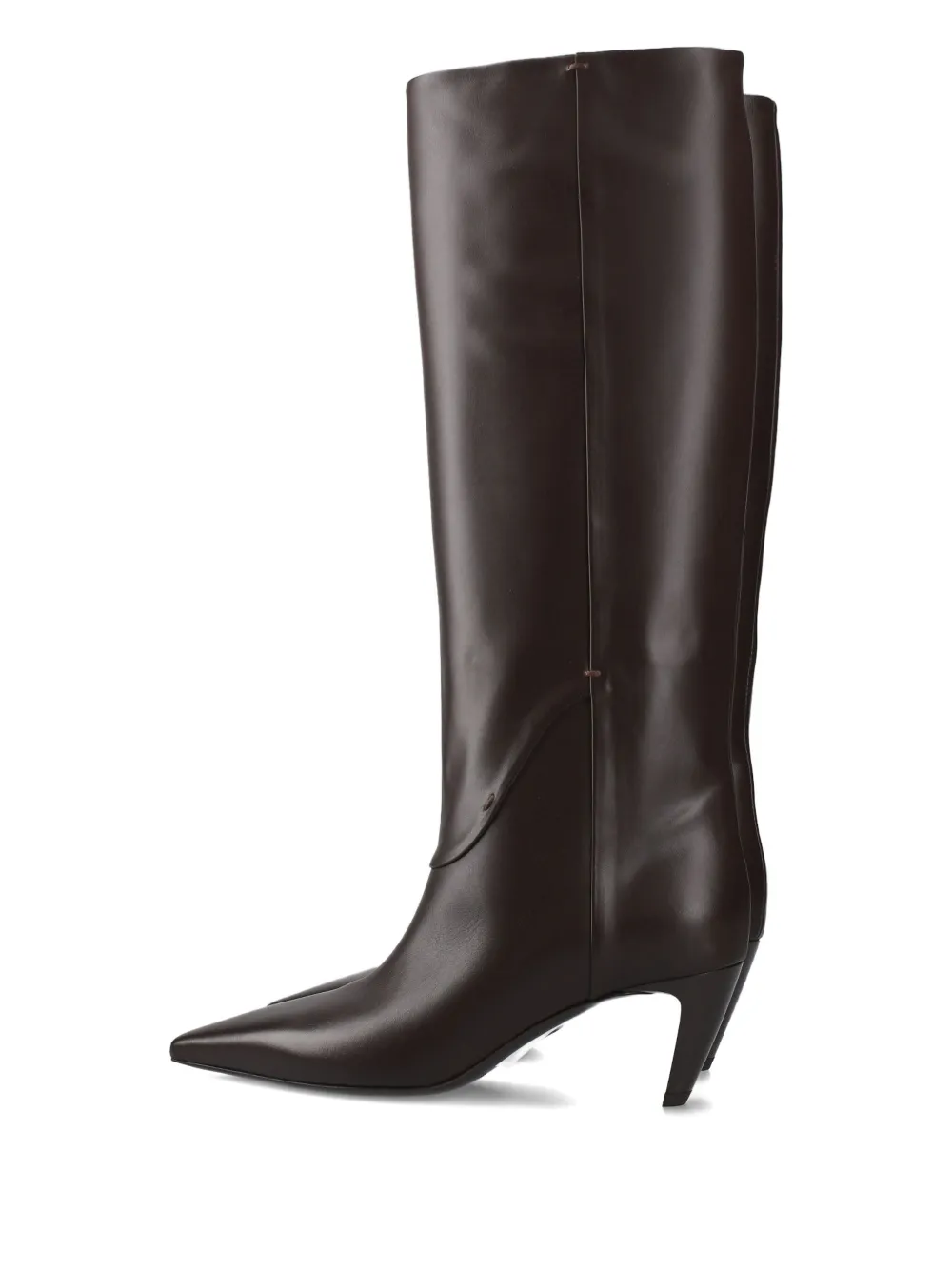 Premiata 70 mm laarzen met puntige neus Bruin