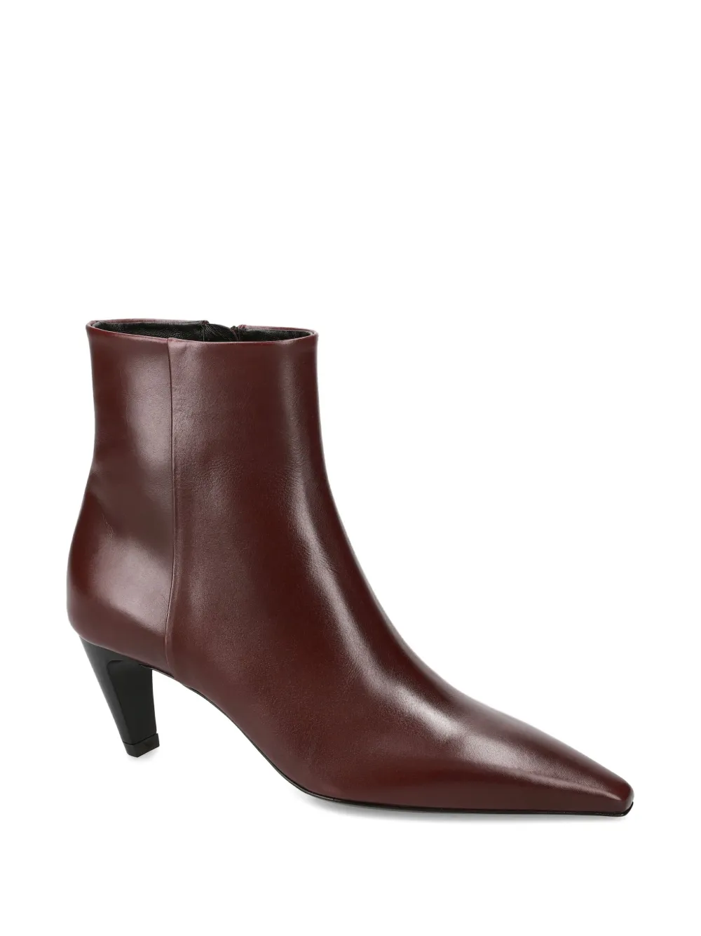 Premiata Pointed Toe Heel Boots In Brown