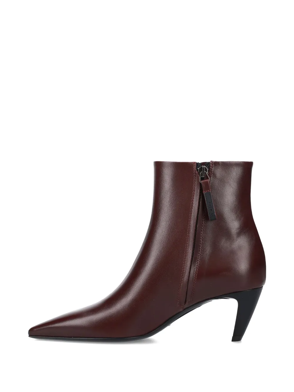 Premiata Pointed Toe Heel Boots In Brown