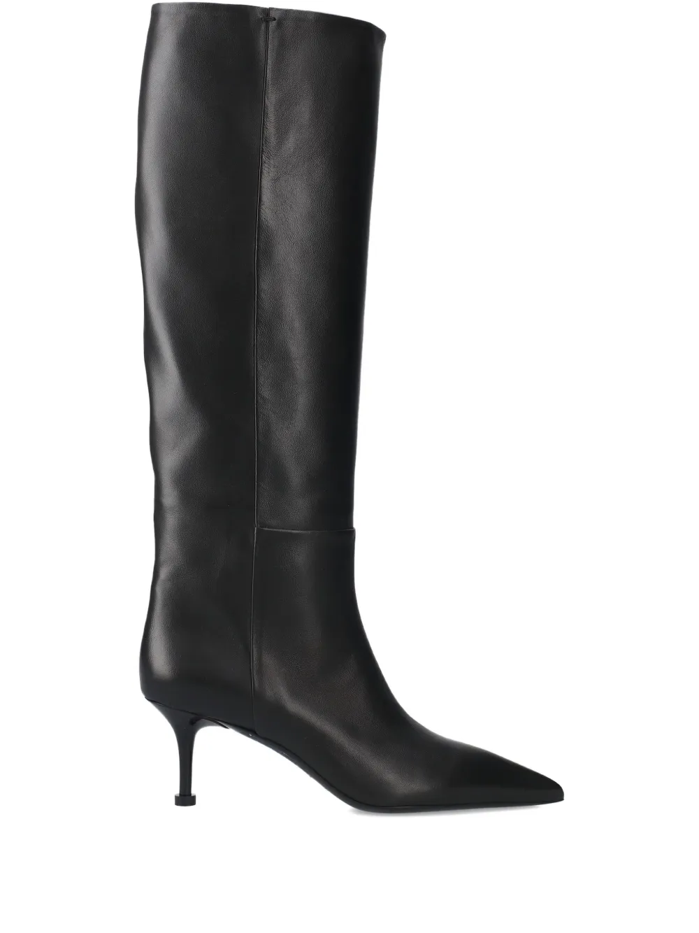 Premiata 65mm Pointed-toe Heel Boots In Black