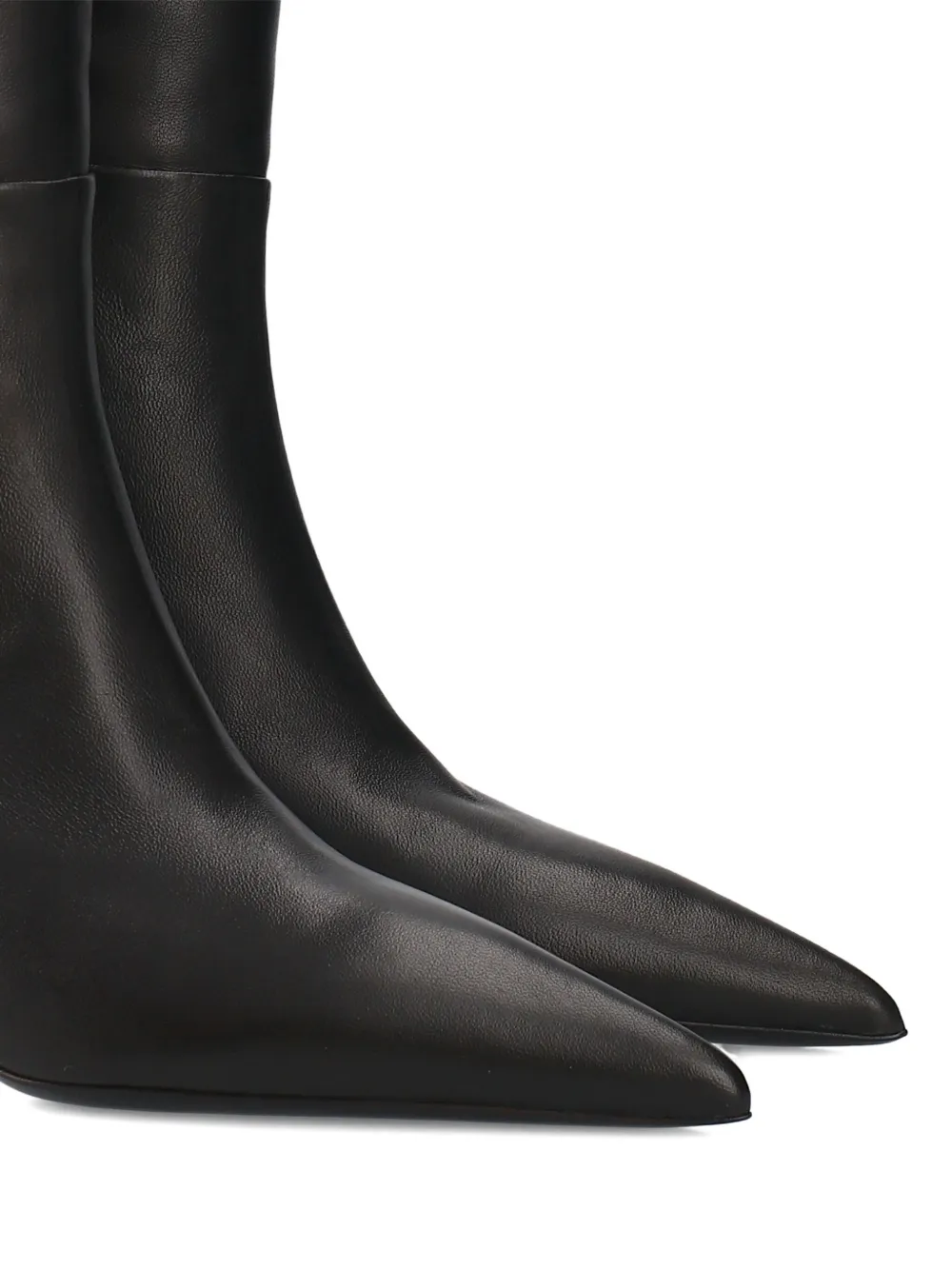 Premiata 65mm Pointed-toe Heel Boots In Black