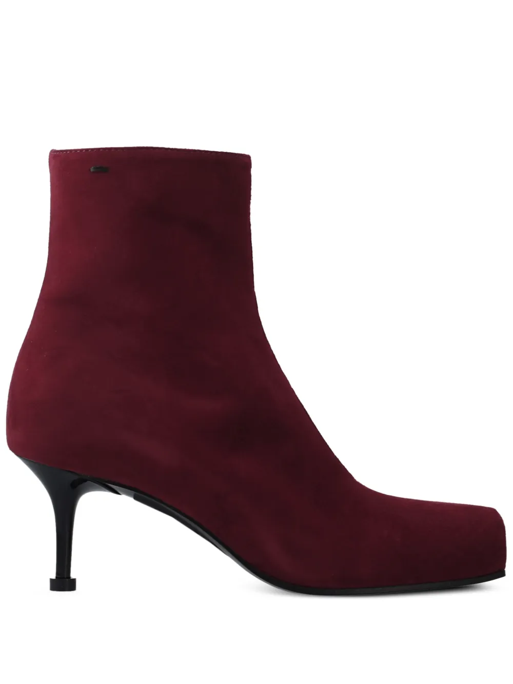 Premiata 100 mm stiletto laarzen met puntige neus Rood