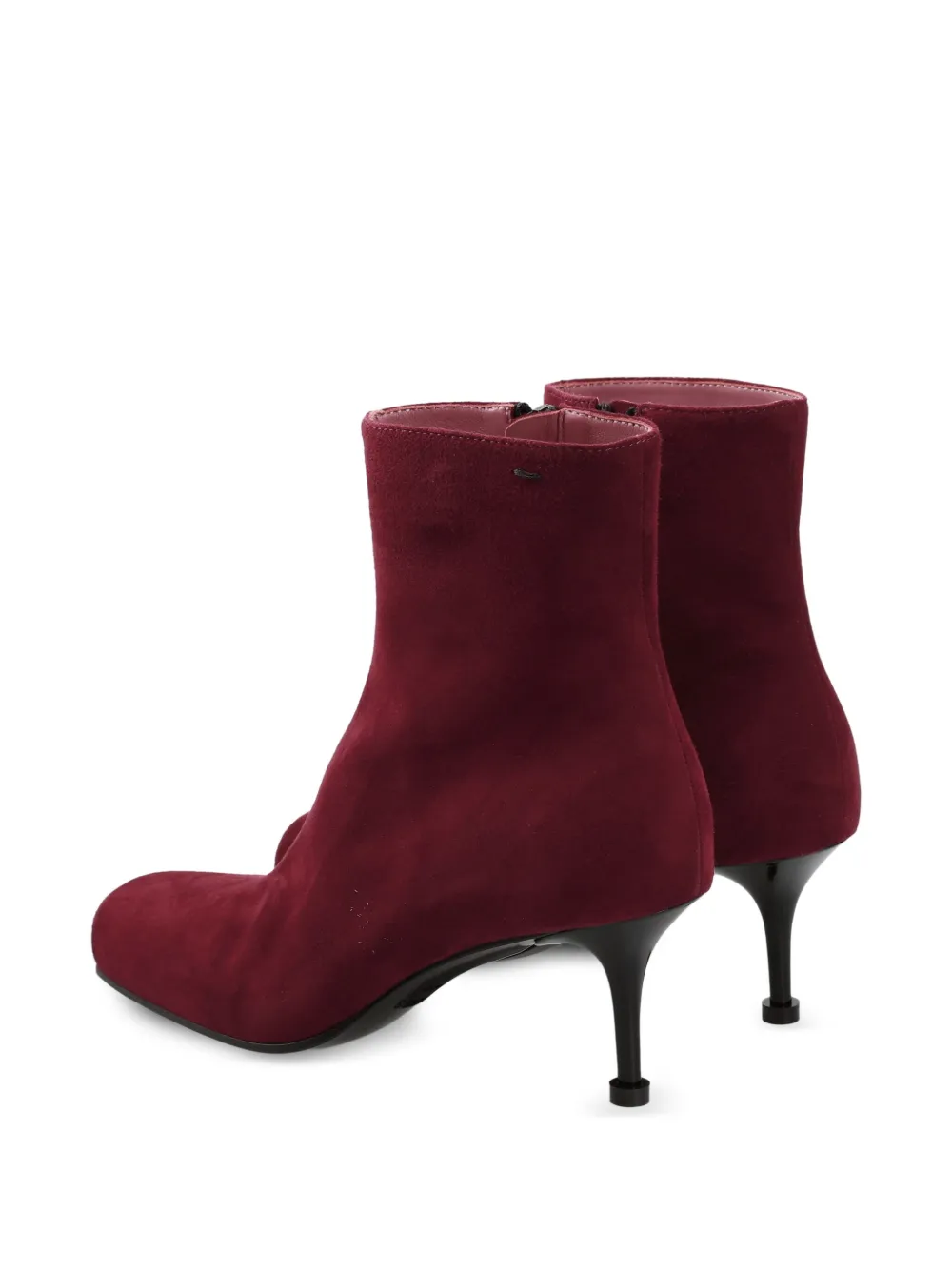 Premiata 100 mm stiletto laarzen met puntige neus Rood
