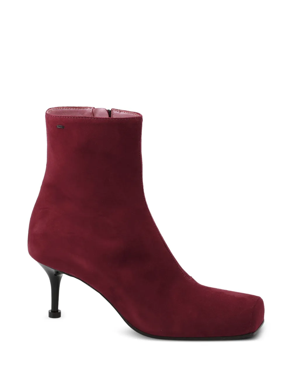 Premiata 100 mm stiletto laarzen met puntige neus Rood