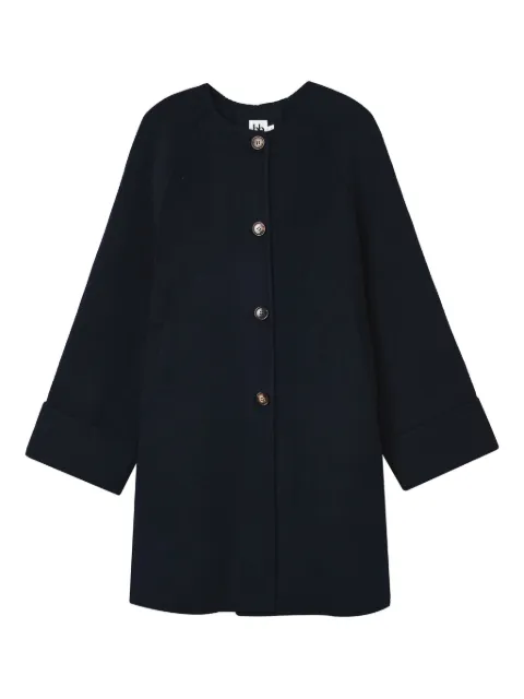 b+ab button scarf coat