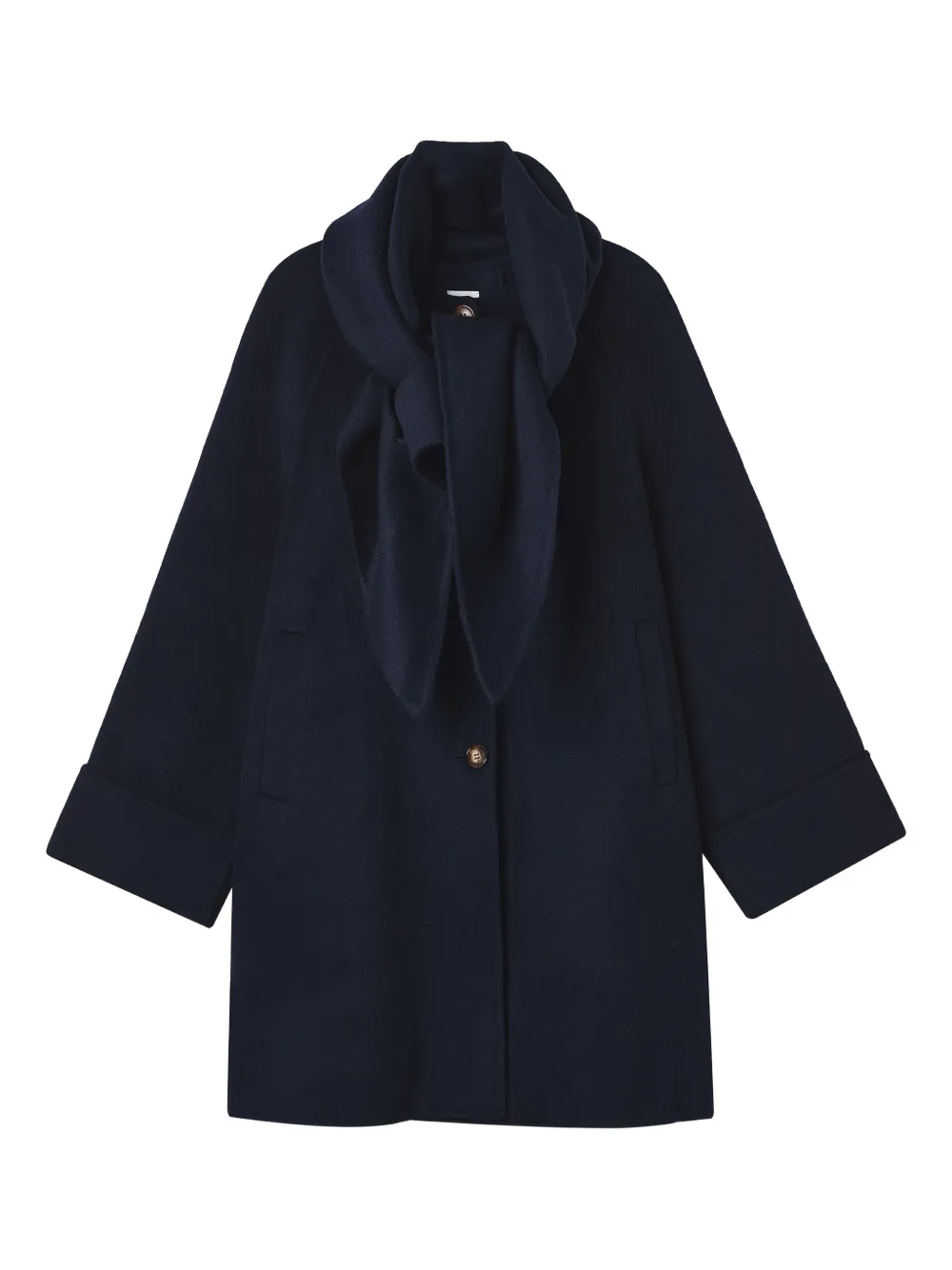 b+ab button scarf coat | Single Breasted Coats | Image 2