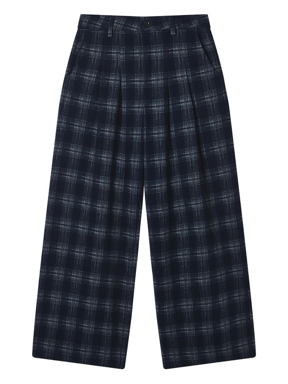 b+ab plaid trousers | Blue | Image 1