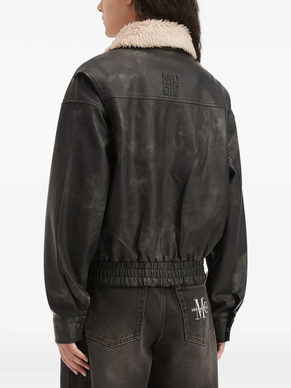 Musium Div. Collar-detail Pocket Jacket In Black