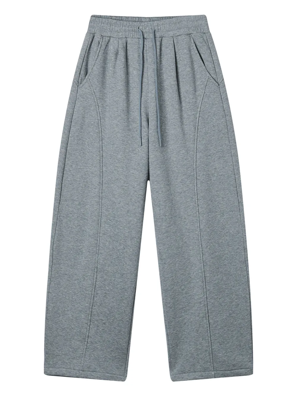 Tout A Coup Drawstring Track Pants In Gray