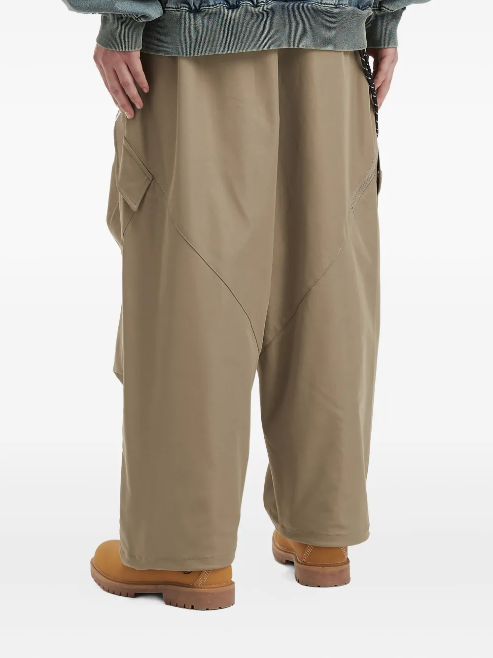 Musium Div. Pocket Drawstring Trousers In Brown