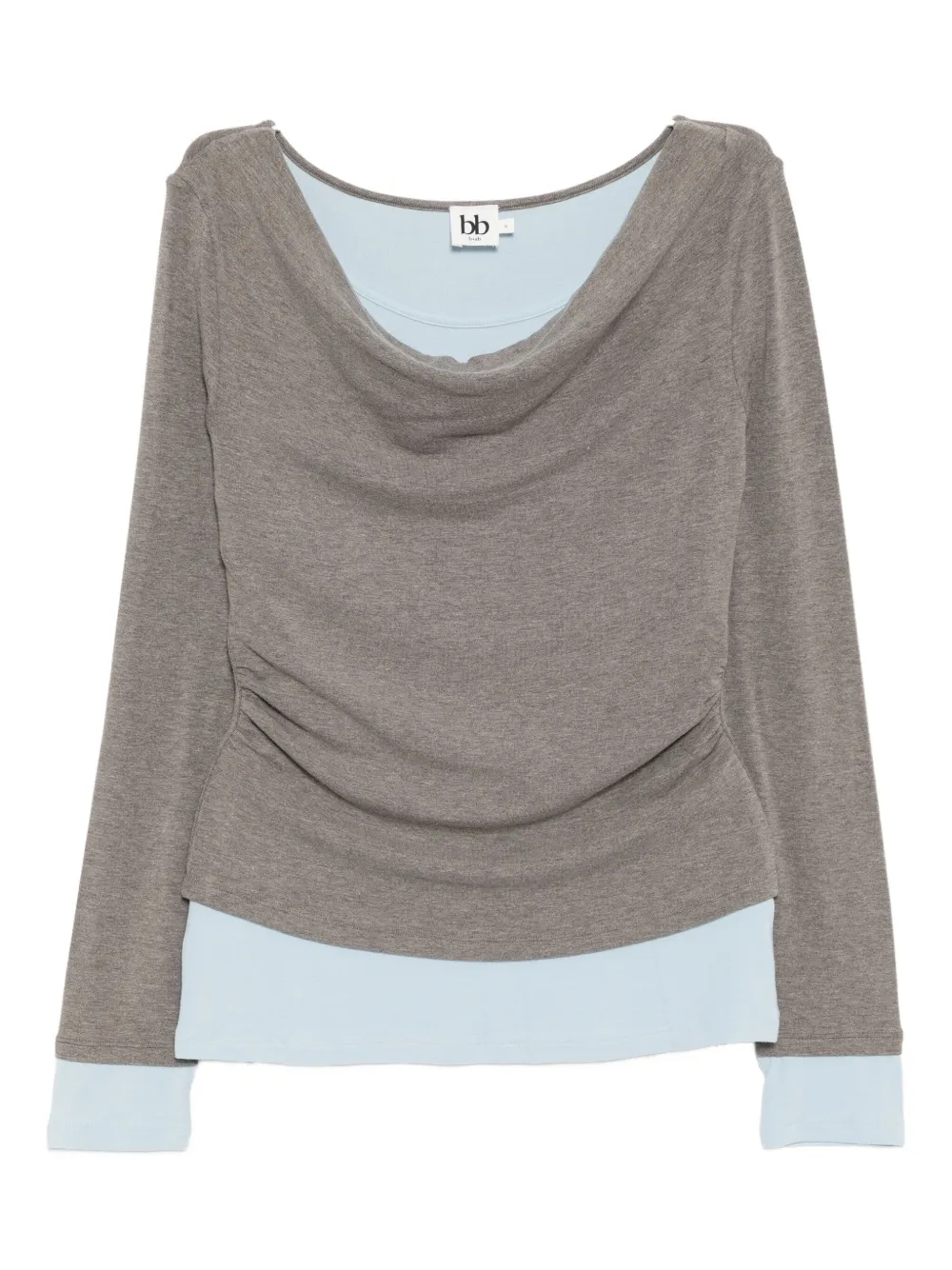 b+ab double-layered top | Grey | Image 1