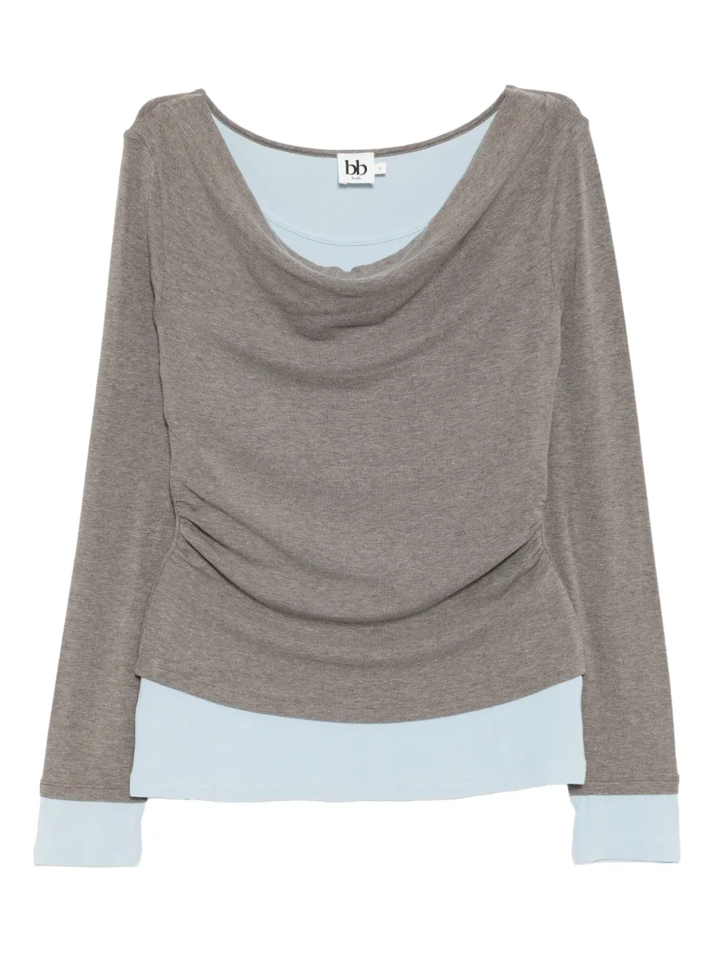 b+ab double-layered top | Grey | Image 1