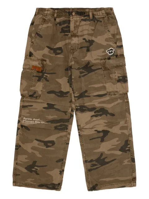 AAPE BY *A BATHING APE® camouflage-pattern trousers