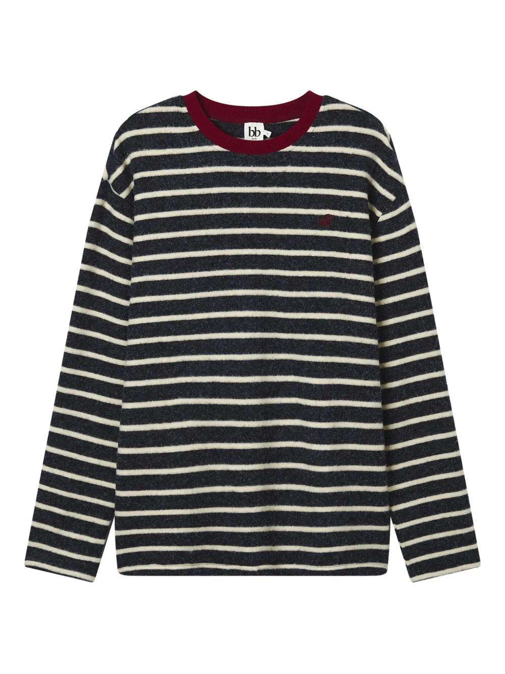 b+ab striped-pattern top | Blue | Image 1