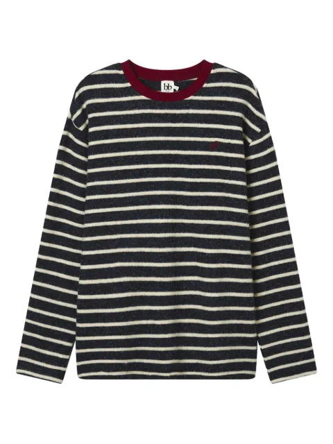 b+ab striped-pattern top