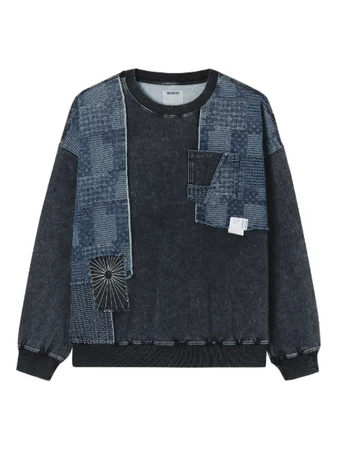 Musium Div. patchwork pocket sweatshirt