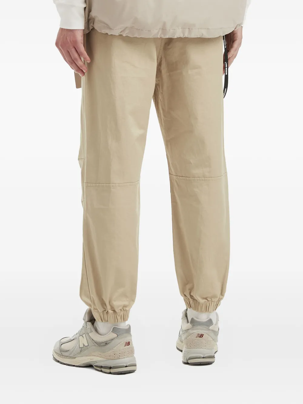 Musium Div. Broek met elastisch trekkoord Beige