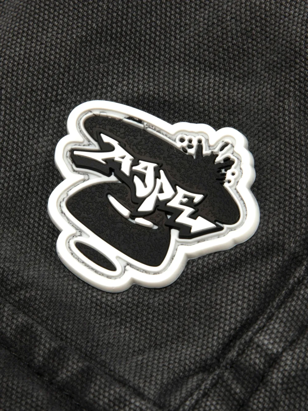 Aape By A Bathing Ape Cargo Patch Trousers In Gray
