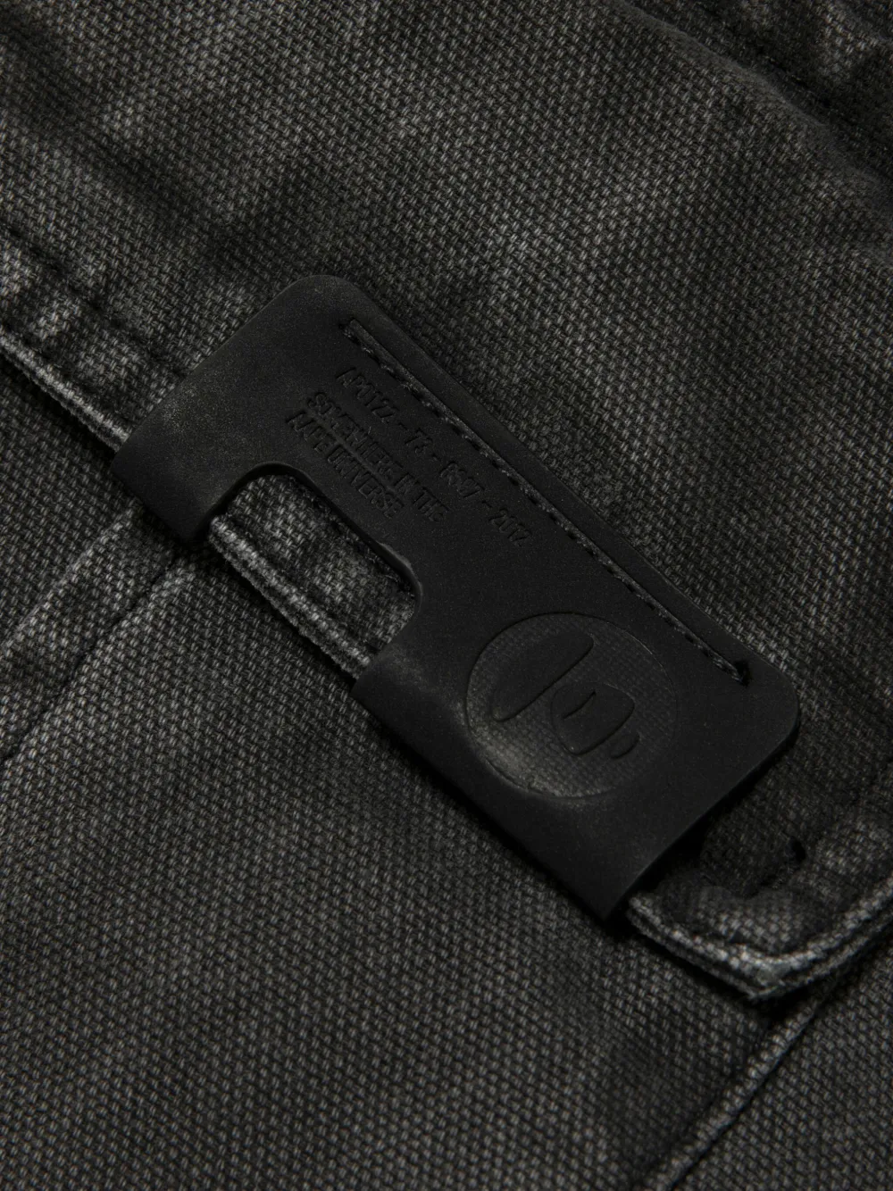 Aape By A Bathing Ape Cargo Patch Trousers In Gray