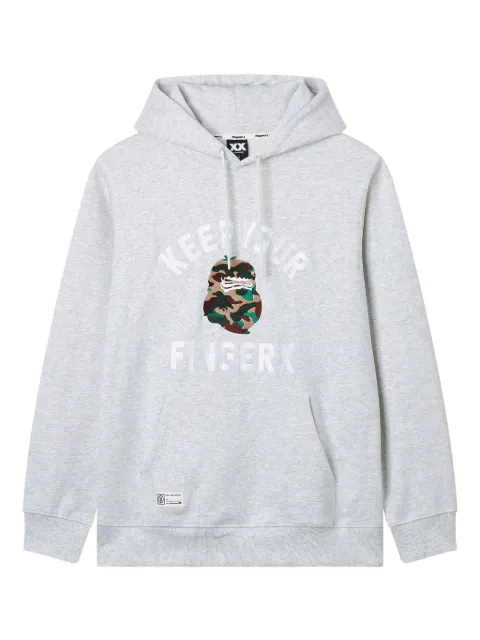 FINGERCROXX camouflage-graphic hoodie