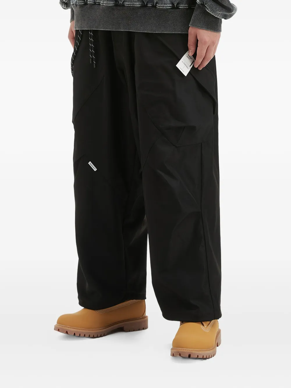 Musium Div. Zip Detail Trousers In Black
