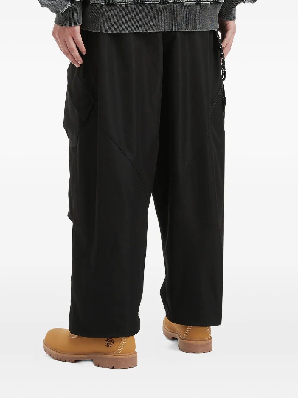 Musium Div. Zip Detail Trousers In Black