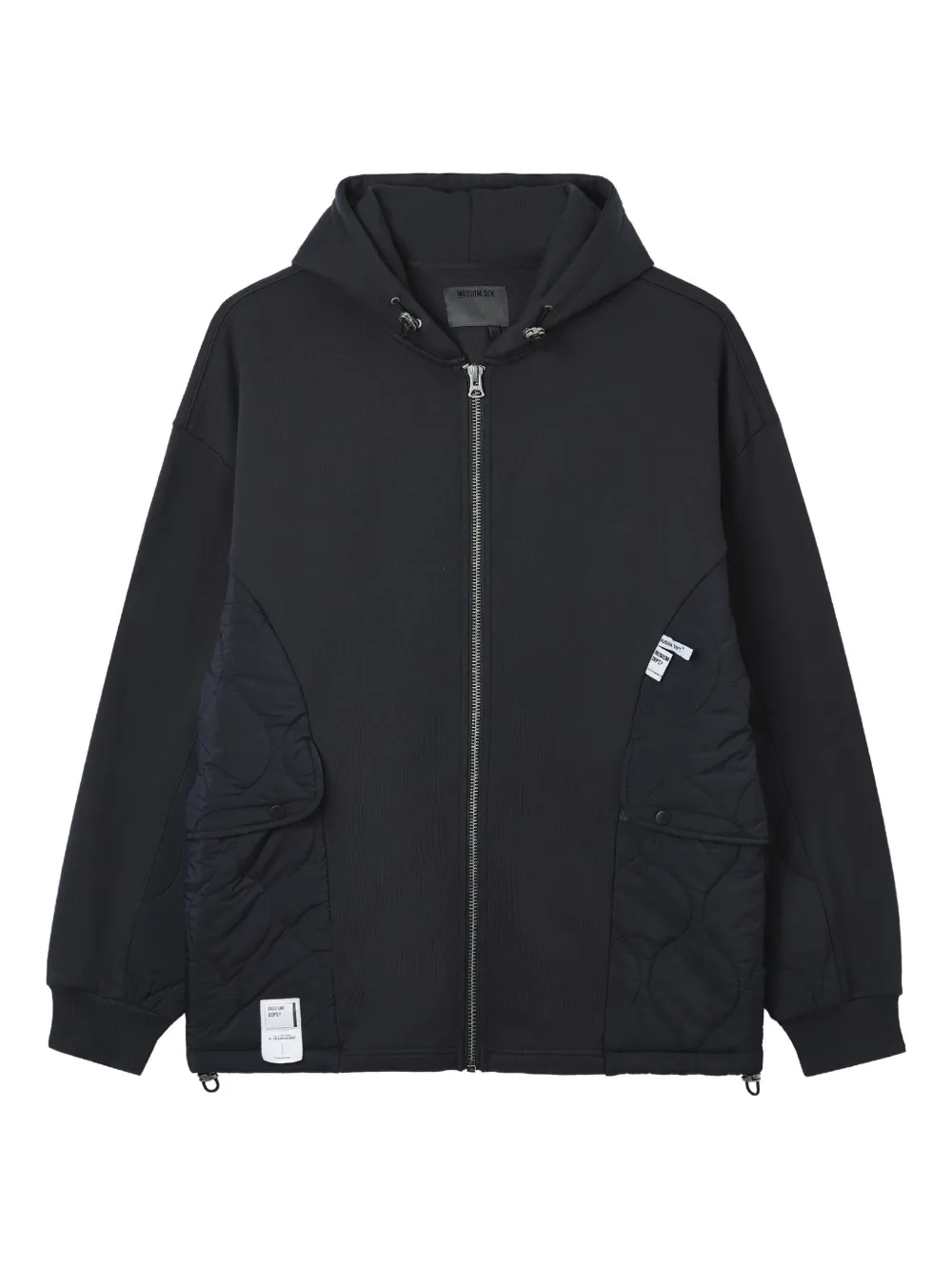 Musium Div. hoodie capitonada con cierre | gris | Image 1