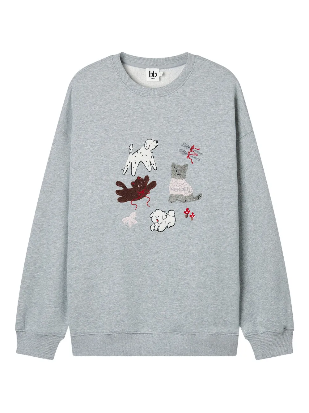 B+ab Embroidered Sweatshirt In Multi
