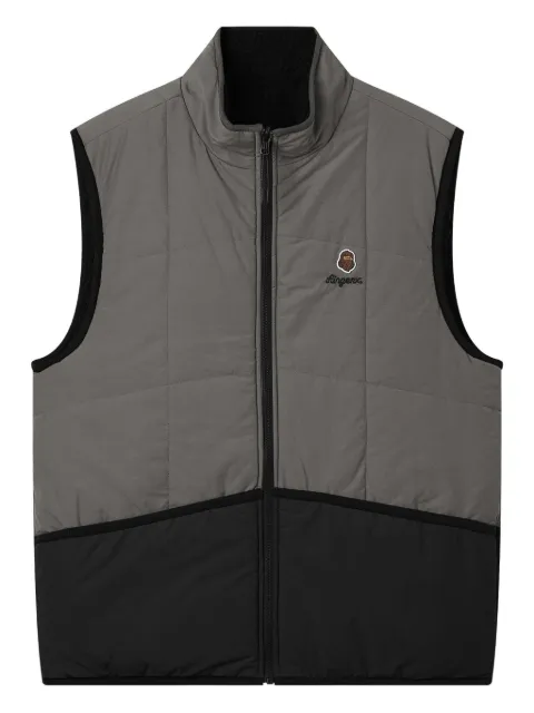 FINGERCROXX zip-up panelled gilet