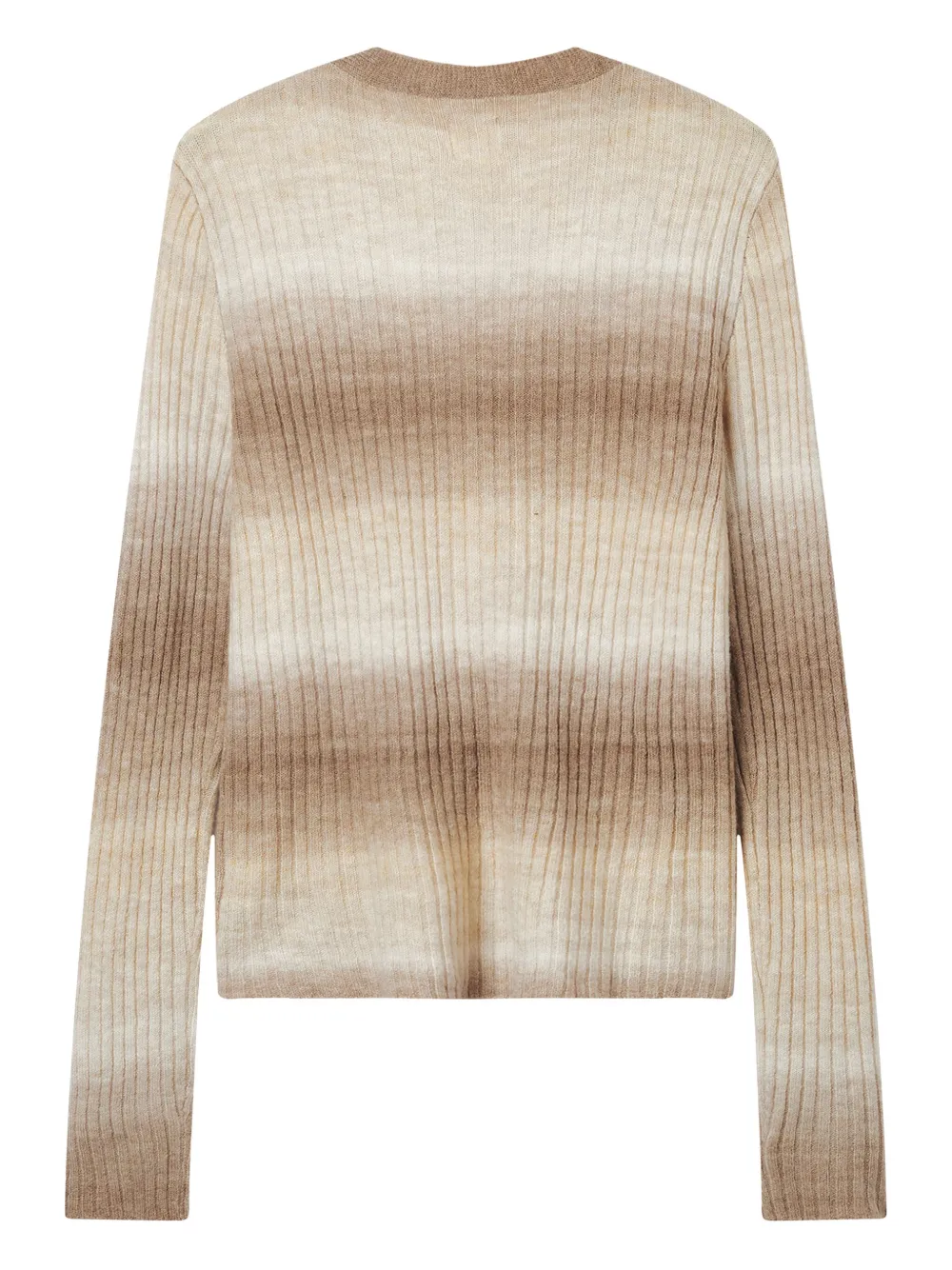 B+ab Button Ribbed Cardigan In Multi