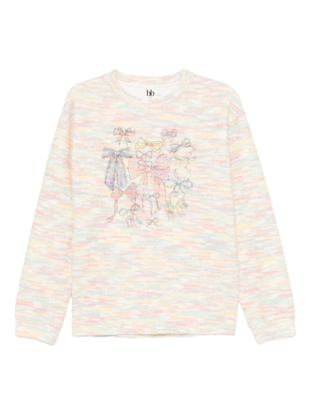 b+ab sweat à imprimé intégral | blanc | Image 1