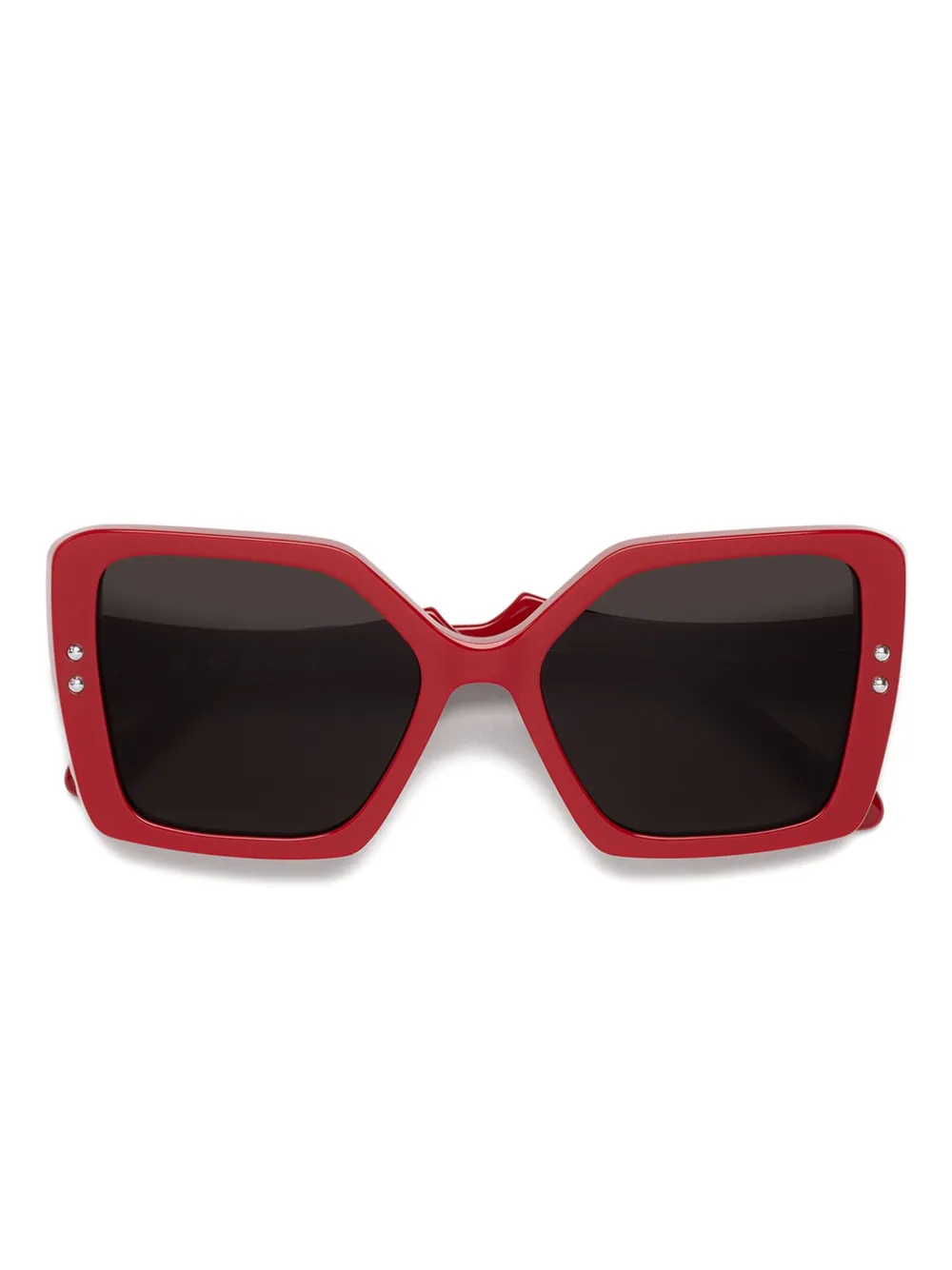 Marni Eyewear Nimrela Rectangle-frame Sunglasses In Red