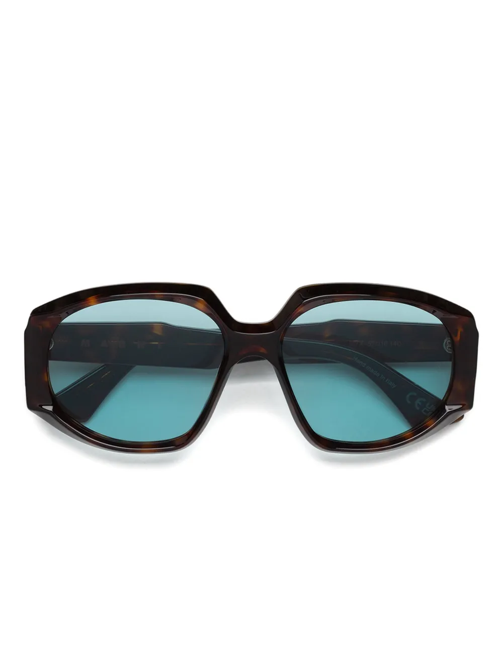 Marni Eyewear Arithiel Round-frame Sunglasses In Blue