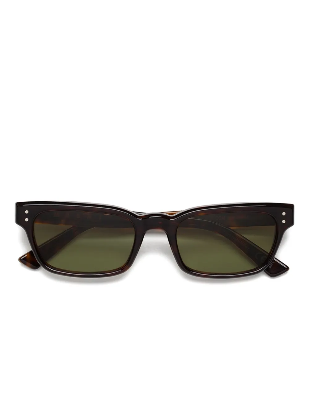 Marni Eyewear Floosa Rectangle-frame Sunglasses In Green