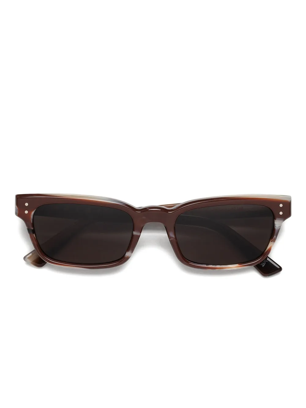 Marni Eyewear Floosa Rectangle-frame Sunglasses In Brown
