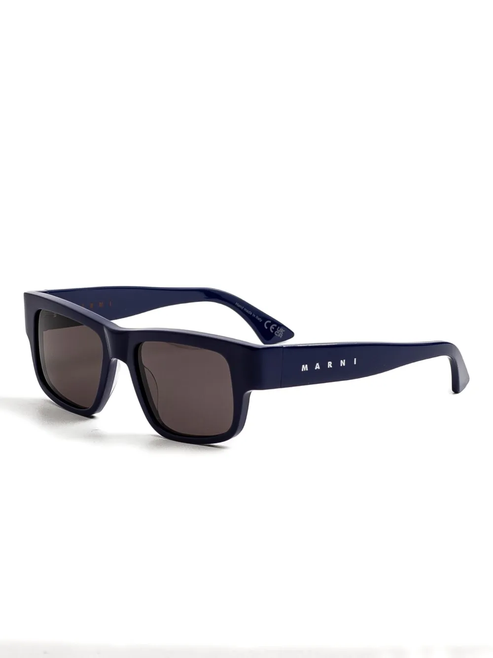 Marni Eyewear rectangle frame sunglasses - Blauw
