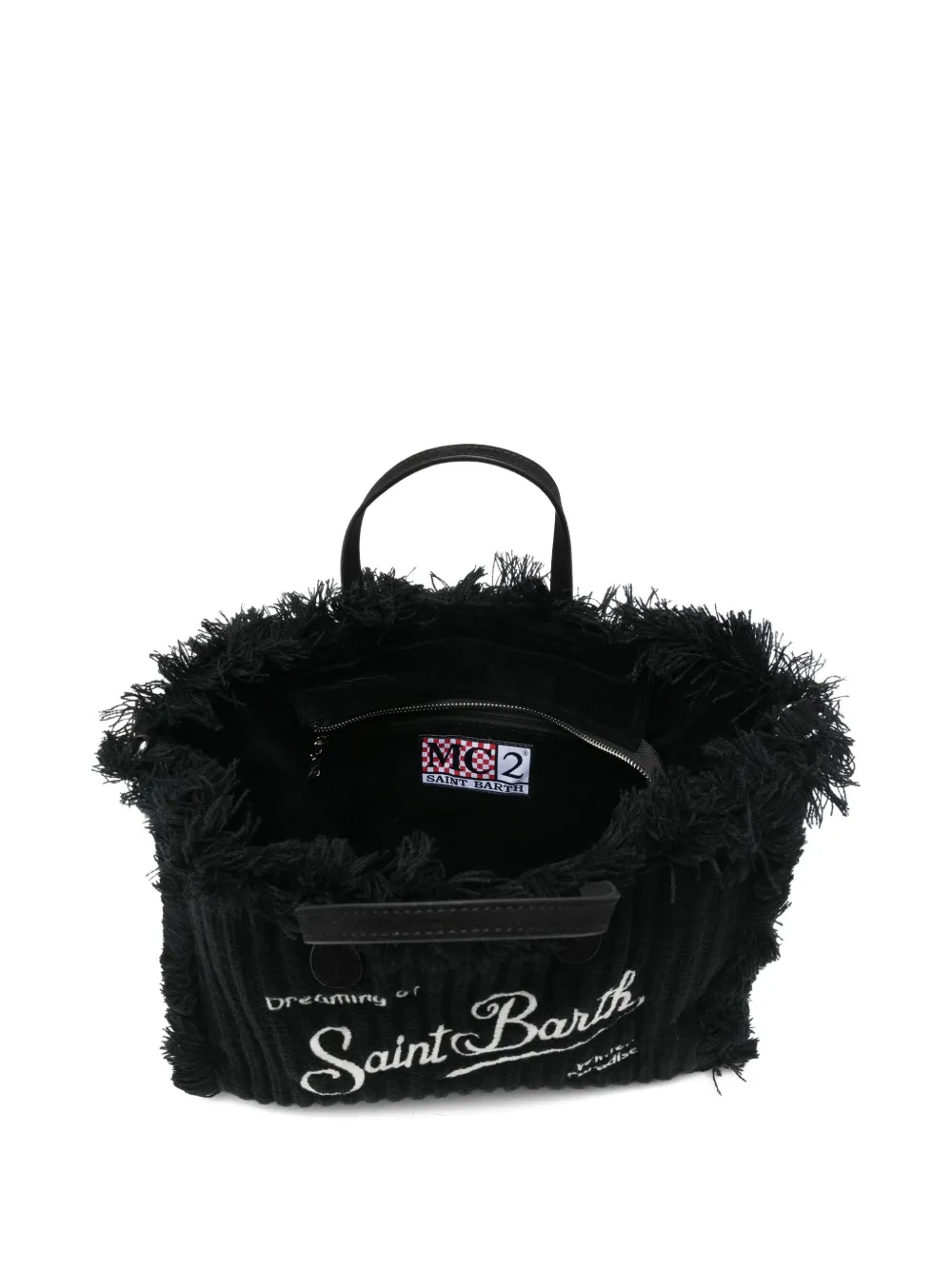 Mc2 Saint Barth Colette Wool Tote Bag In Pink