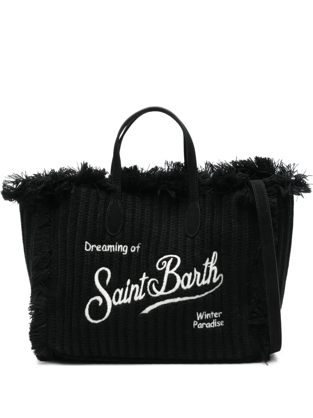 MC2 Saint Barth Colette wool tote bag - Nero