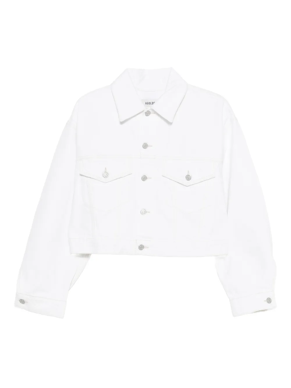 AGOLDE buttoned chest-pockets jacket - Bianco