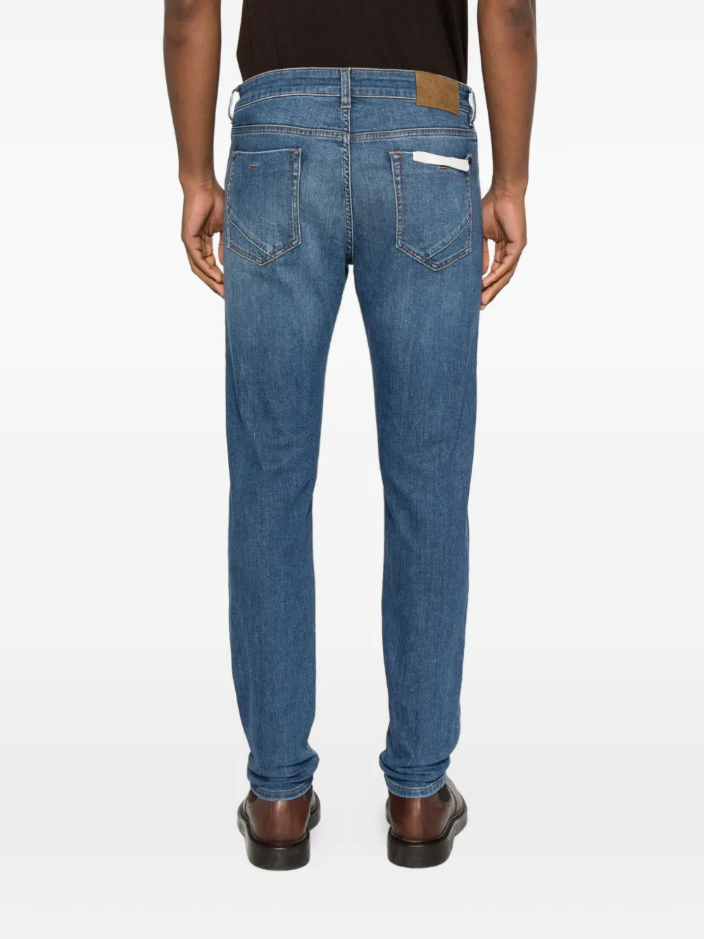 Incotex Jeans met zak Blauw