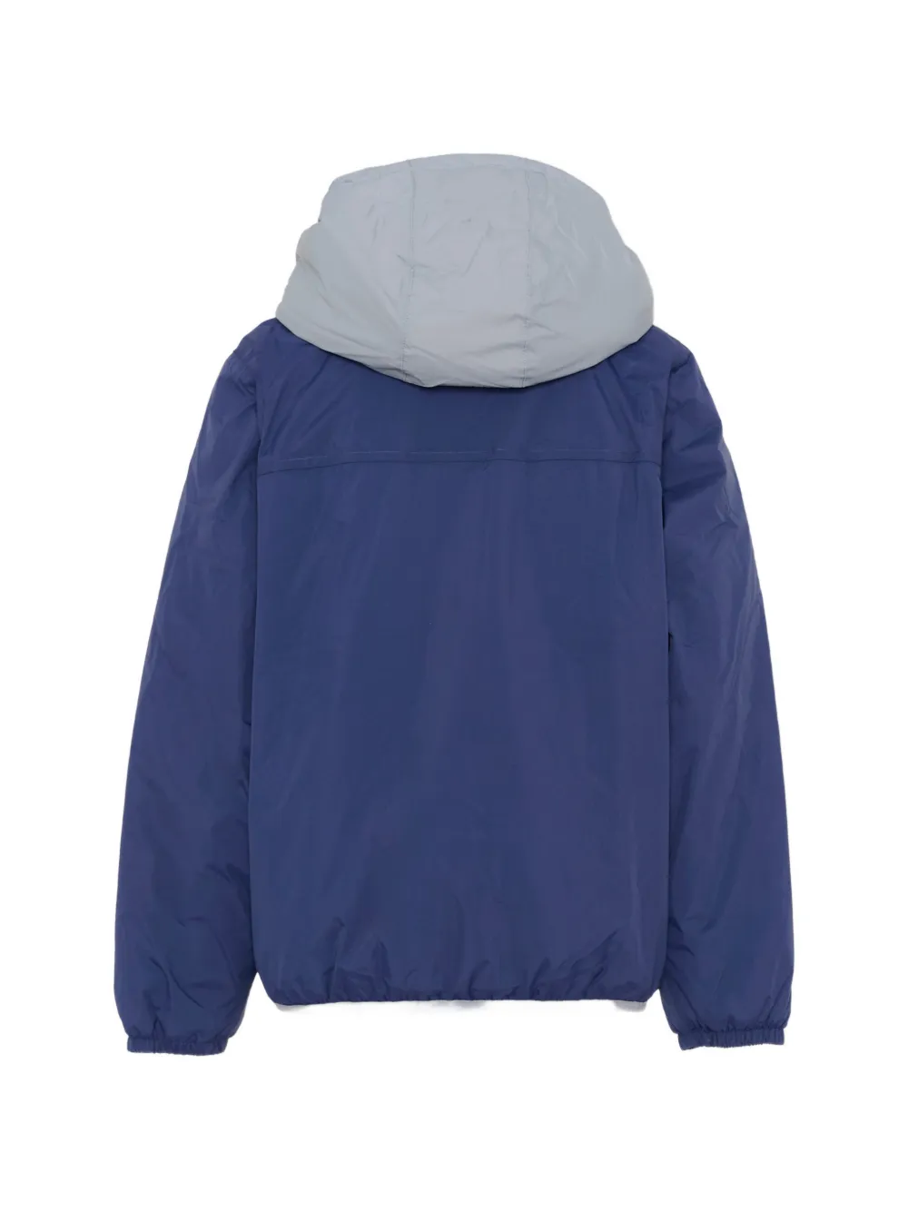 K Way Kids Tweekleurig jack met capuchon Blauw