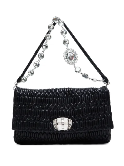 Miu Miu Pre-Owned 2010s Schultertasche mit Kristallen