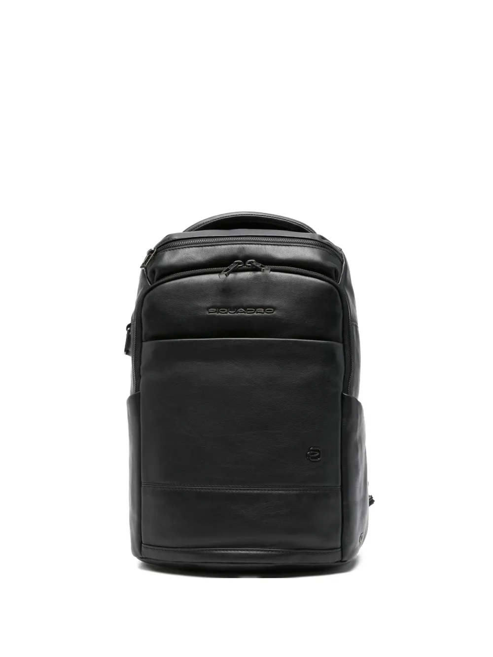 PIQUADRO mochila de piel con cierre | negro | Image 1