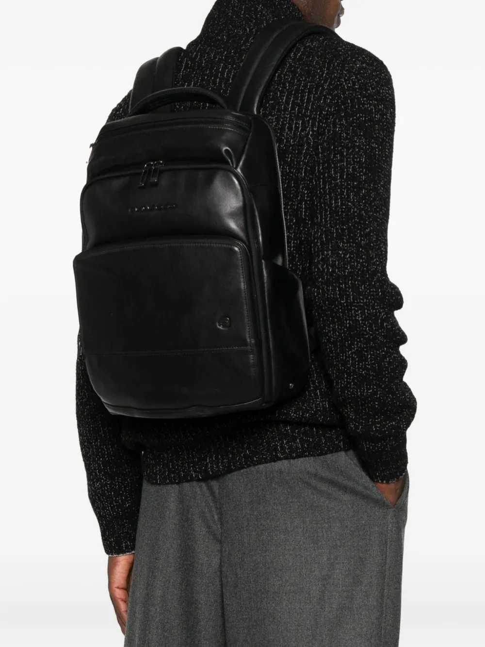PIQUADRO mochila de piel con cierre | Image 2