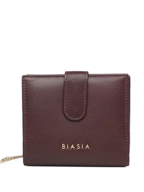 BIASIA logo-lettering wallet