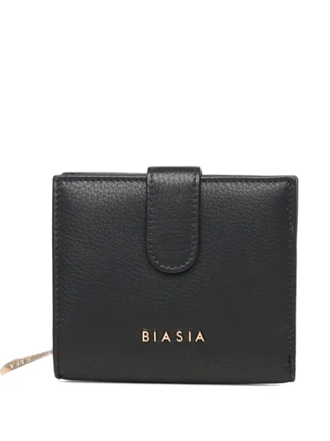 BIASIA logo-lettering wallet